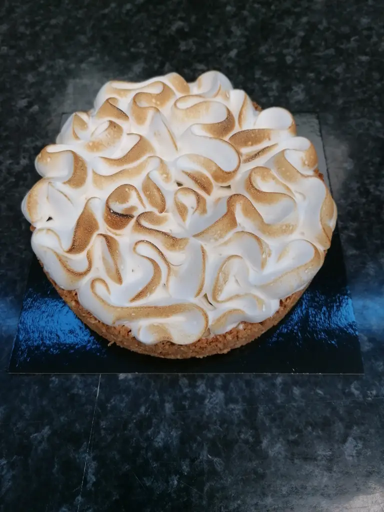 Tarte citron meringuée givrée